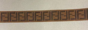 * Rachel Barri 'F' Strap - Classic Brown