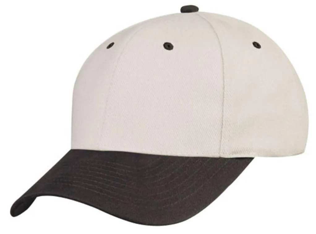 1 Dozen 6 Panel Low Crown Brushed Cotton Baseball Caps Hats Wholesale Bulk