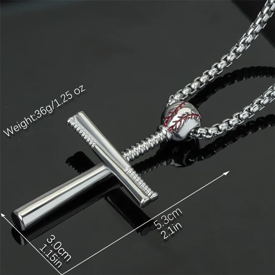 14k Baseball Cross