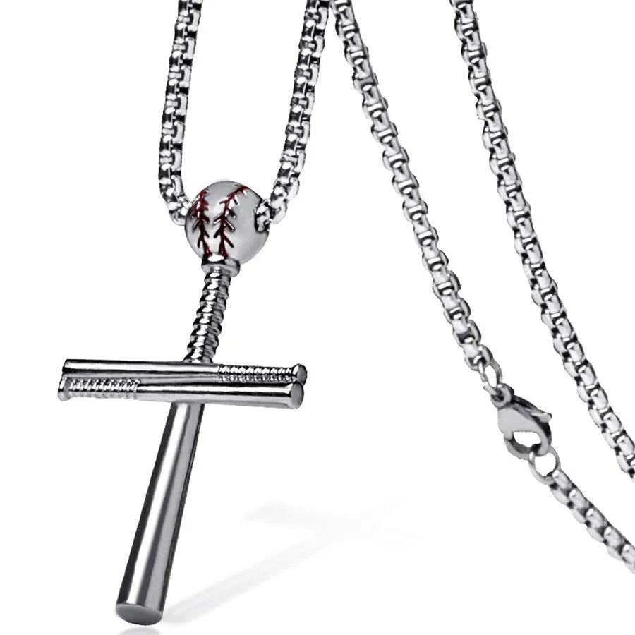 14k Baseball Cross