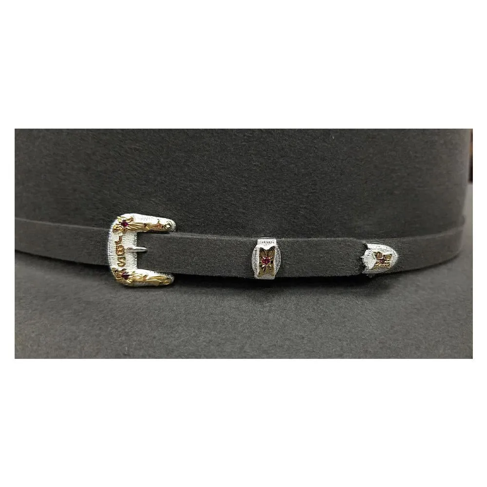 30X Stetson "El Patron" - Charcoal Grey - Open Crown