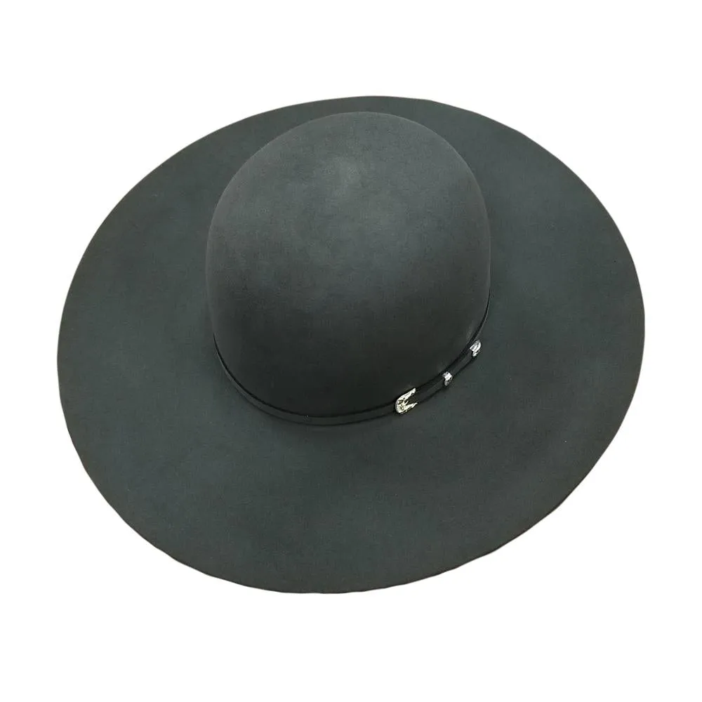 30X Stetson "El Patron" - Charcoal Grey - Open Crown