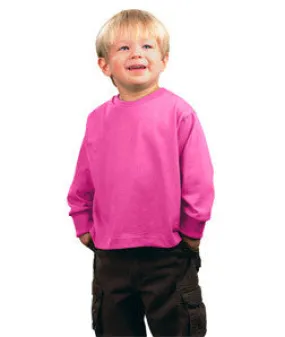 3311 Rabbit Skins Toddler Long-Sleeve T-Shirt Raspberry Sorbet