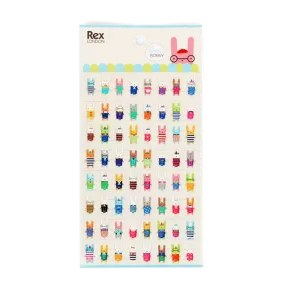3D Puffy Bonny Bunny Stickers