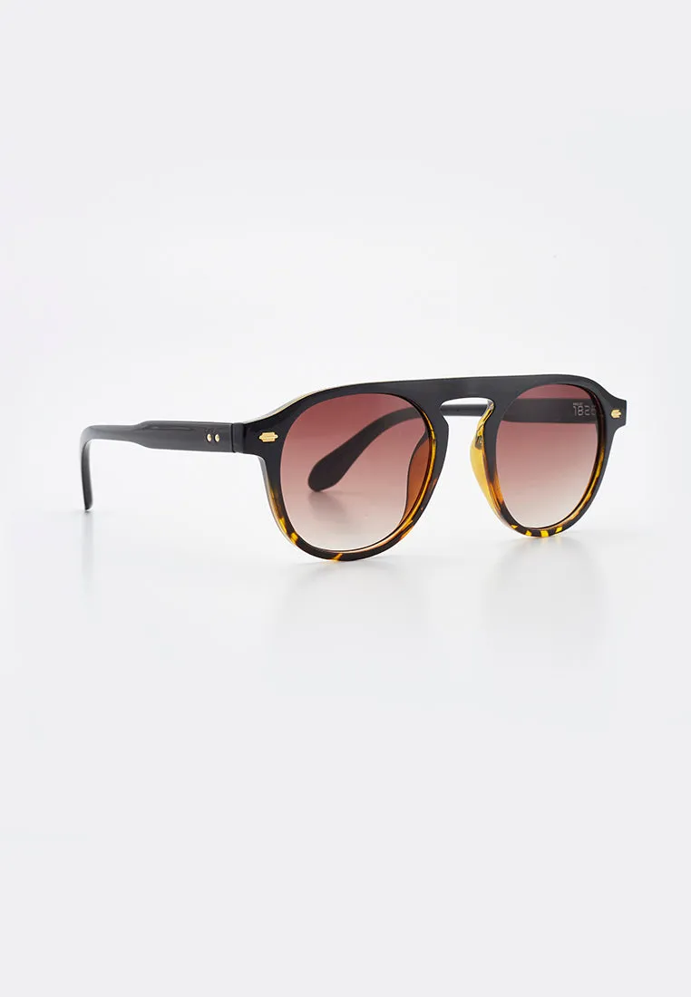 ACE SUNGLASSES LEOPARD/TEA