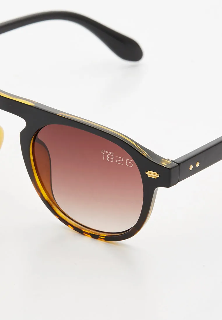 ACE SUNGLASSES LEOPARD/TEA