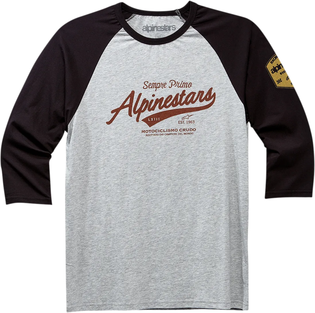 ALPINESTARS Script T-Shirt - Black/Gray - XL 1230715051028XL