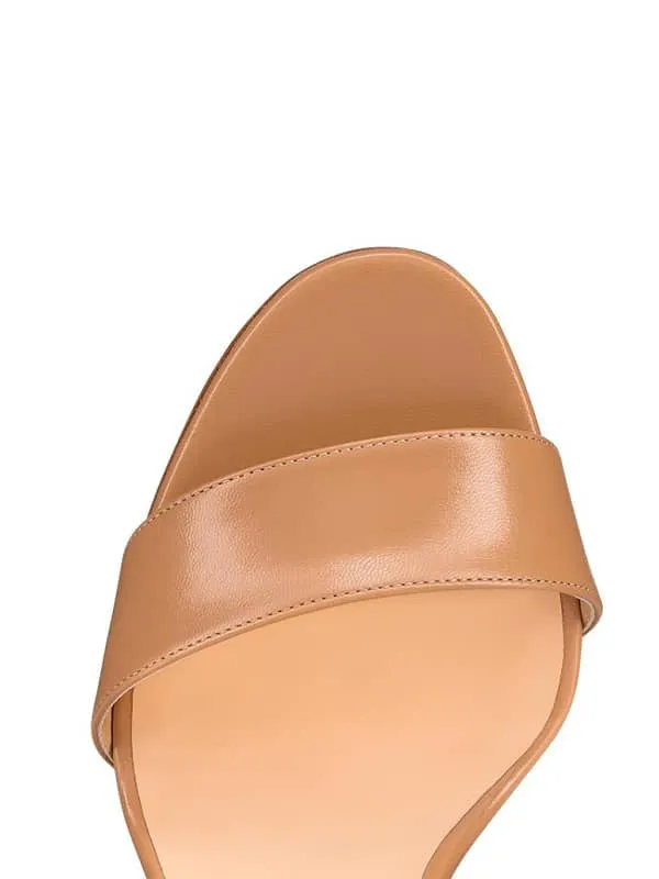 Ankle Strap Buckles Leather Sandal