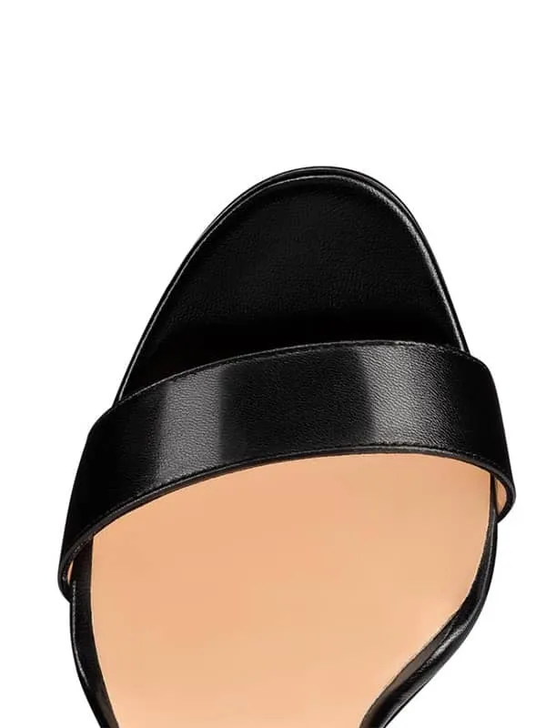 Ankle Strap Buckles Leather Sandal