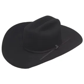 Ariat Black 6X Rabbit Fur Cowboy Hat A7630001