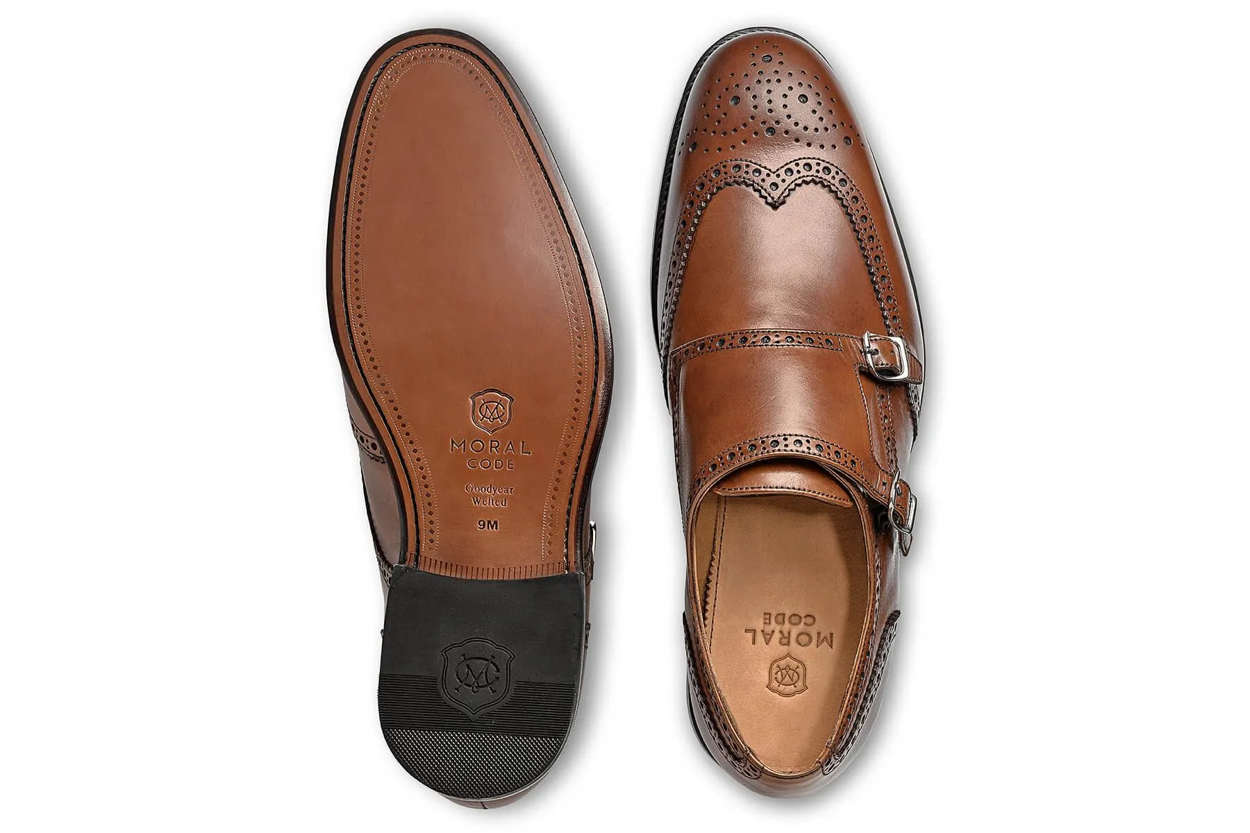 August Men's Double Monk Strap - Final Sale