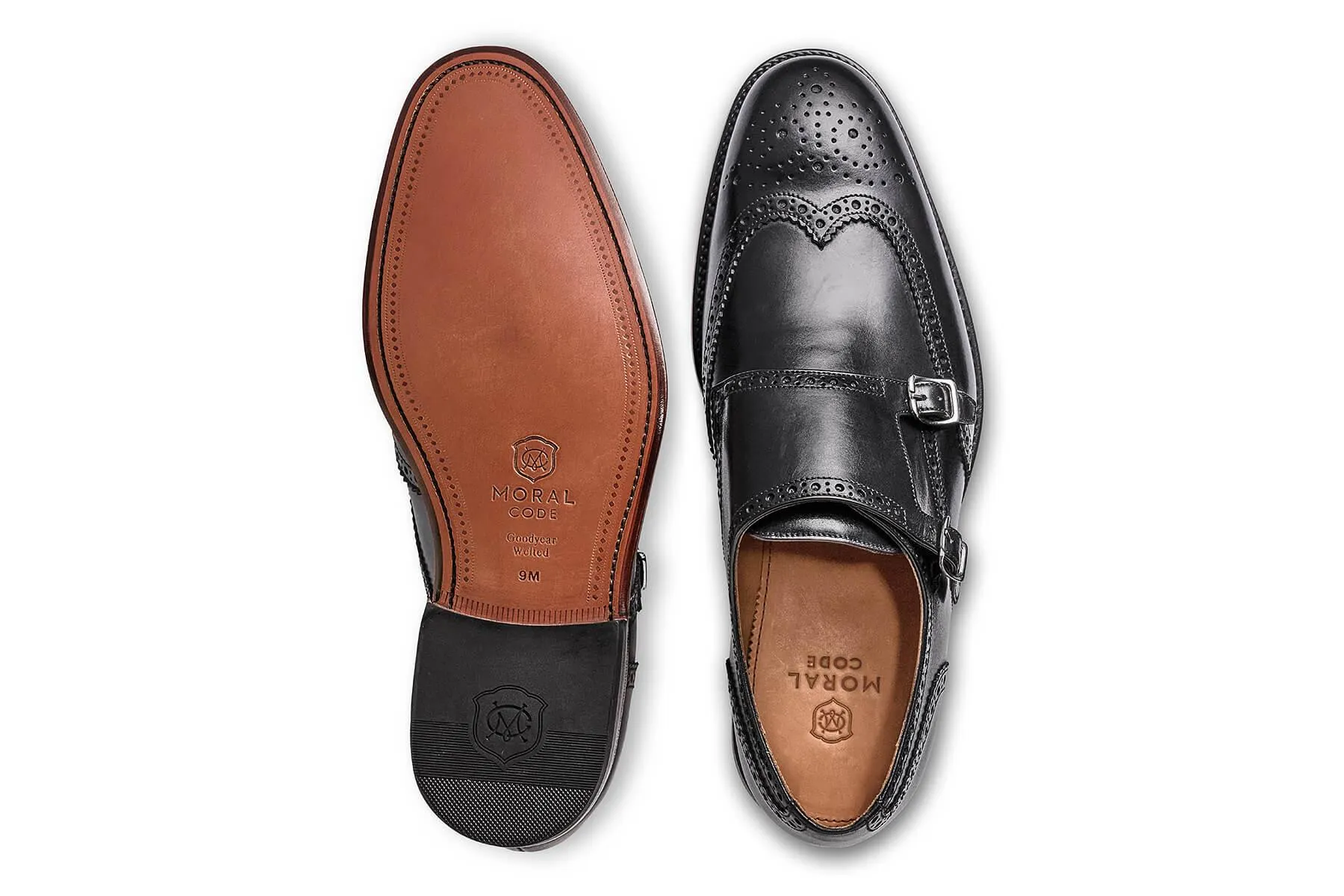 August Men's Double Monk Strap - Final Sale