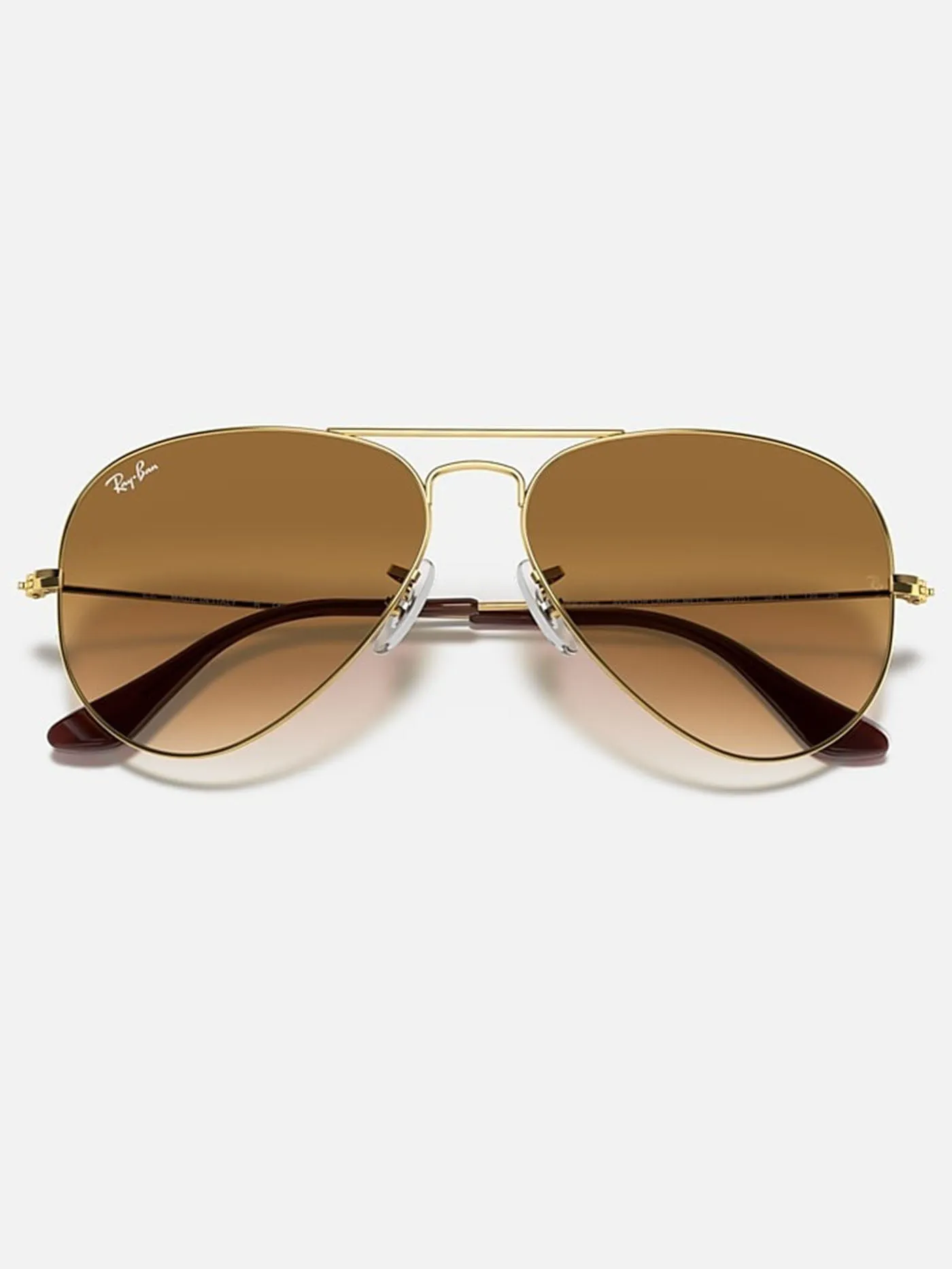 Aviator Gold/Brown Gradient Sunglasses