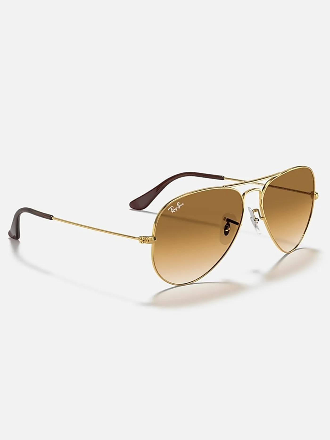 Aviator Gold/Brown Gradient Sunglasses