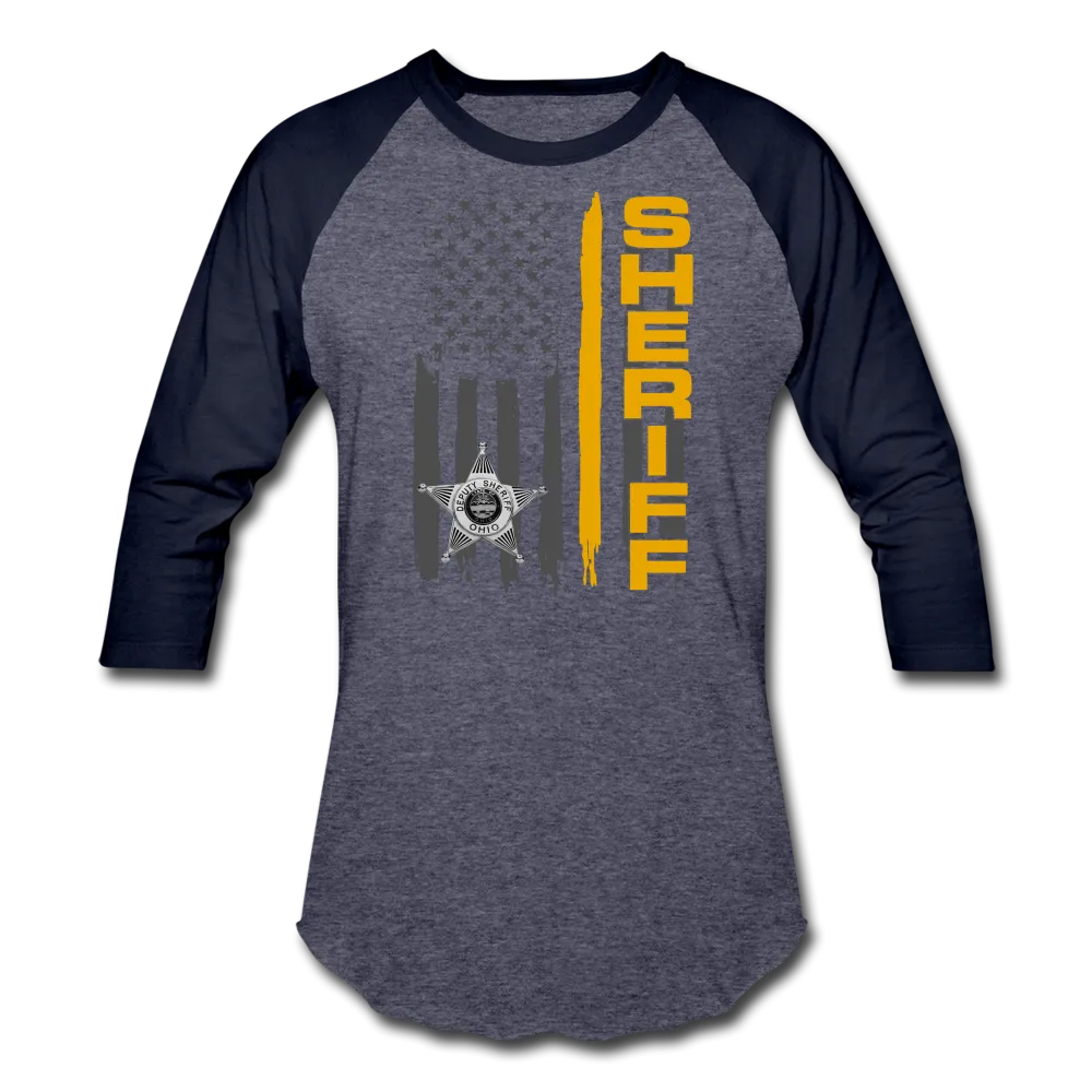 Baseball T-Shirt - Ohio Sheriff Vertical Flag