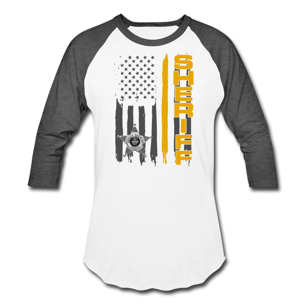 Baseball T-Shirt - Ohio Sheriff Vertical Flag