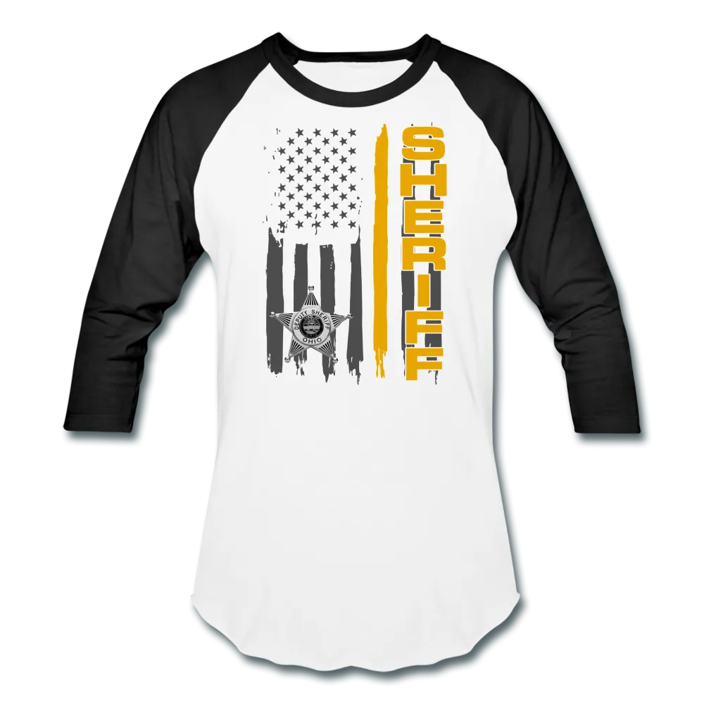 Baseball T-Shirt - Ohio Sheriff Vertical Flag