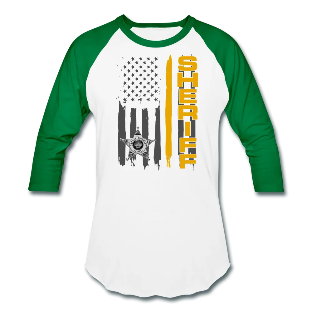 Baseball T-Shirt - Ohio Sheriff Vertical Flag