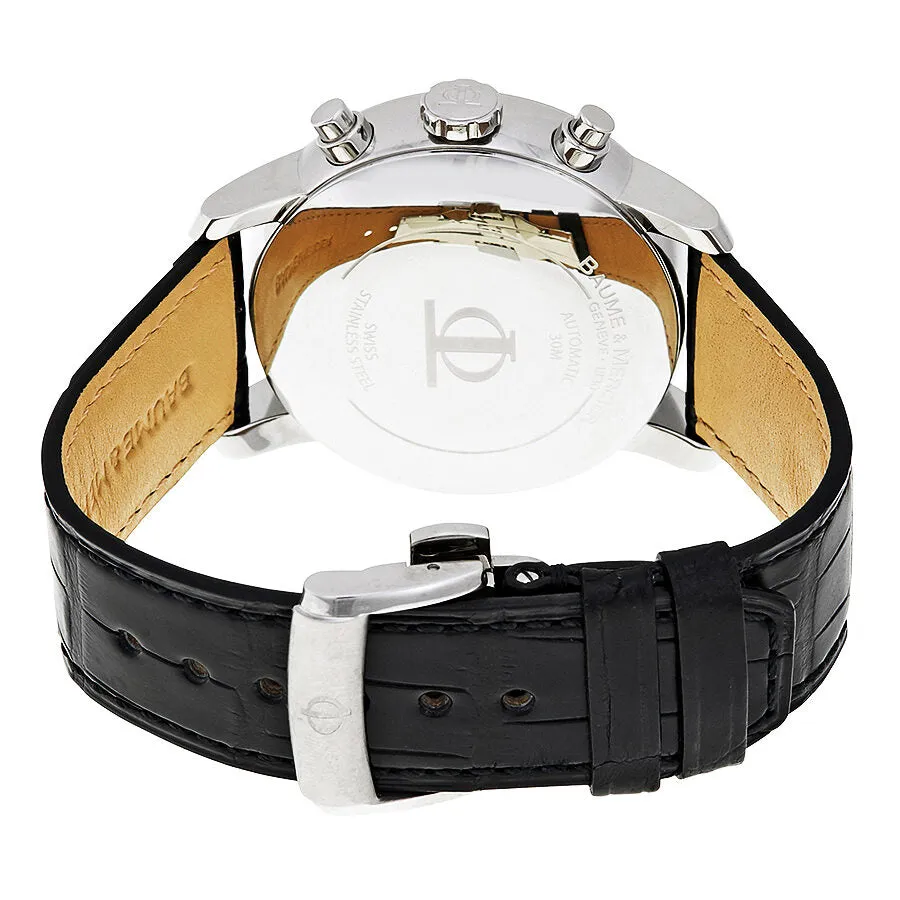 Baume and Mercier Classima Executives Automatic Black Leather Men's Watch 08733 MOA8733