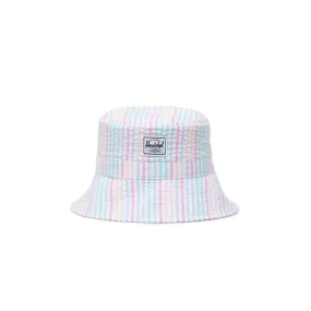 Beach Bucket Hat (Rainbow Seersucker)
