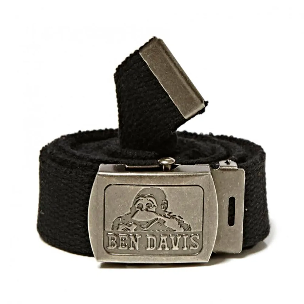 Ben Davis Mens Belt Cotton Webbing Casual Belts with Metal Buckle 54" Length