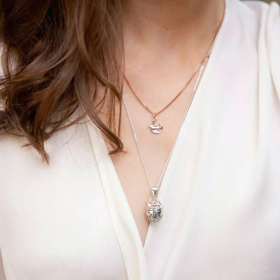 Bird Locket | Silver