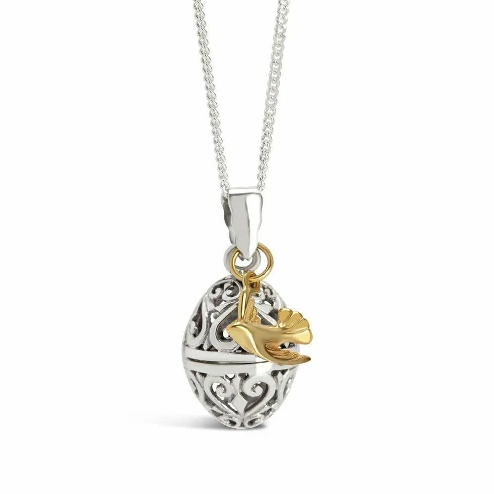 Bird Locket | Silver