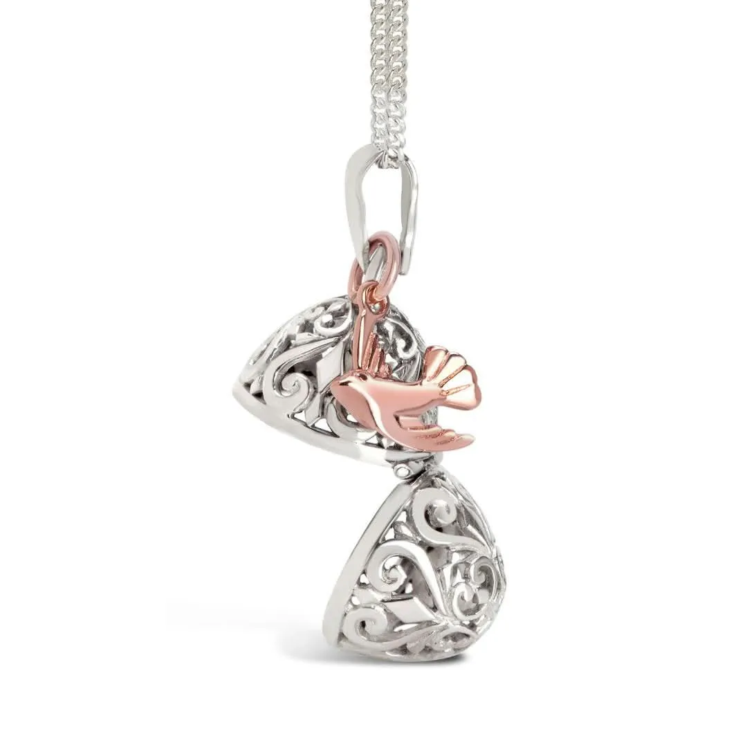 Bird Locket | Silver
