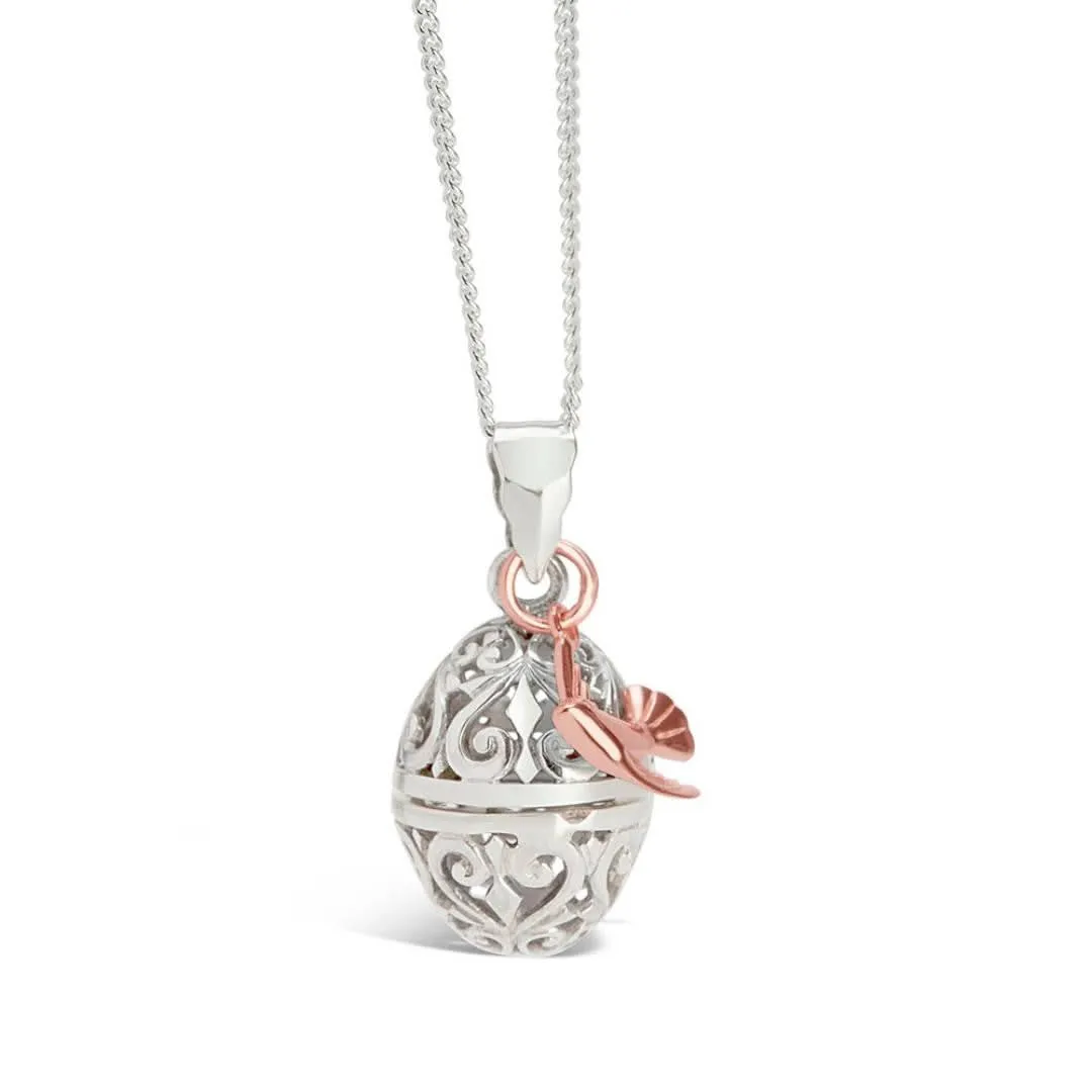 Bird Locket | Silver