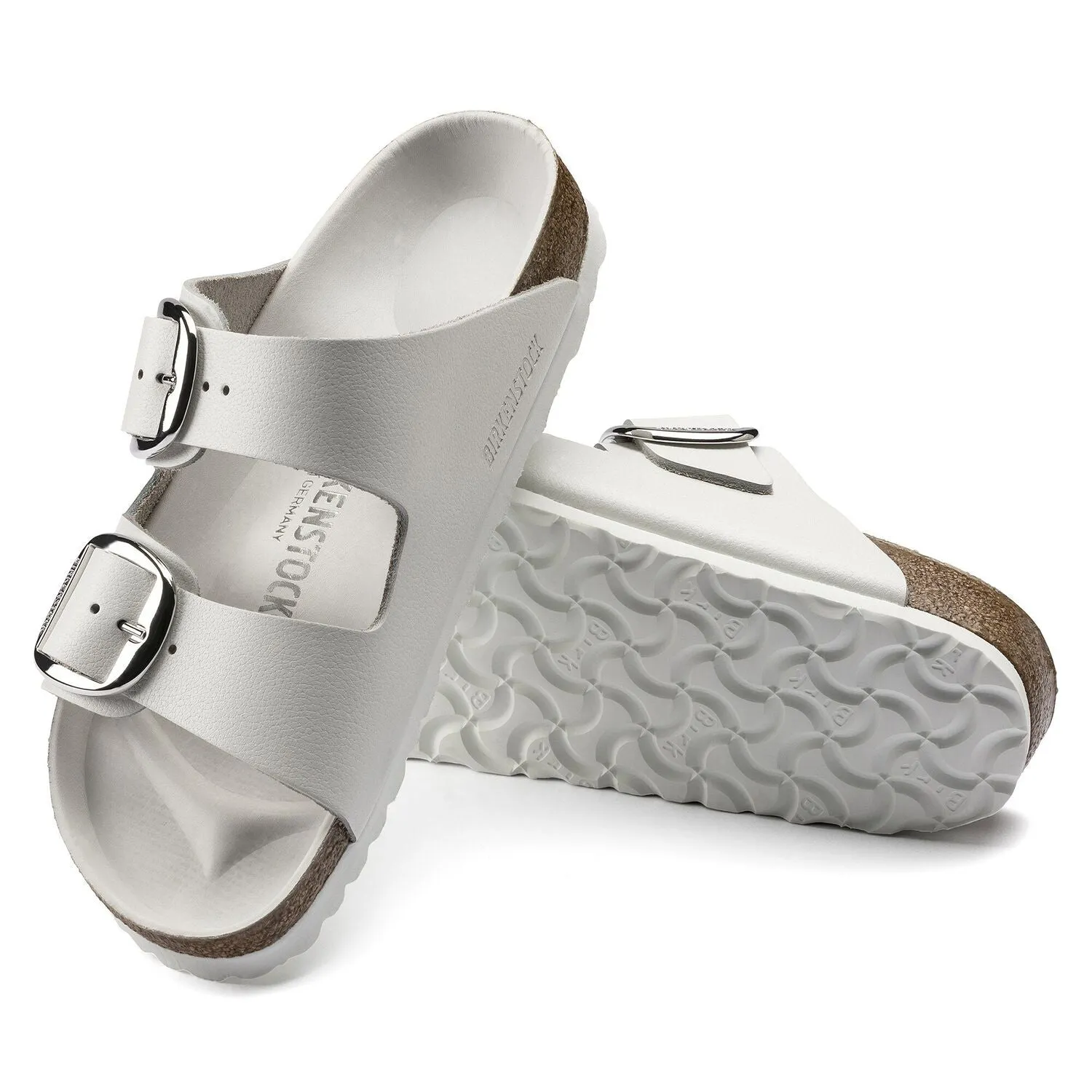 Birkenstock Arizona Big Buckle Leather Regular Wht