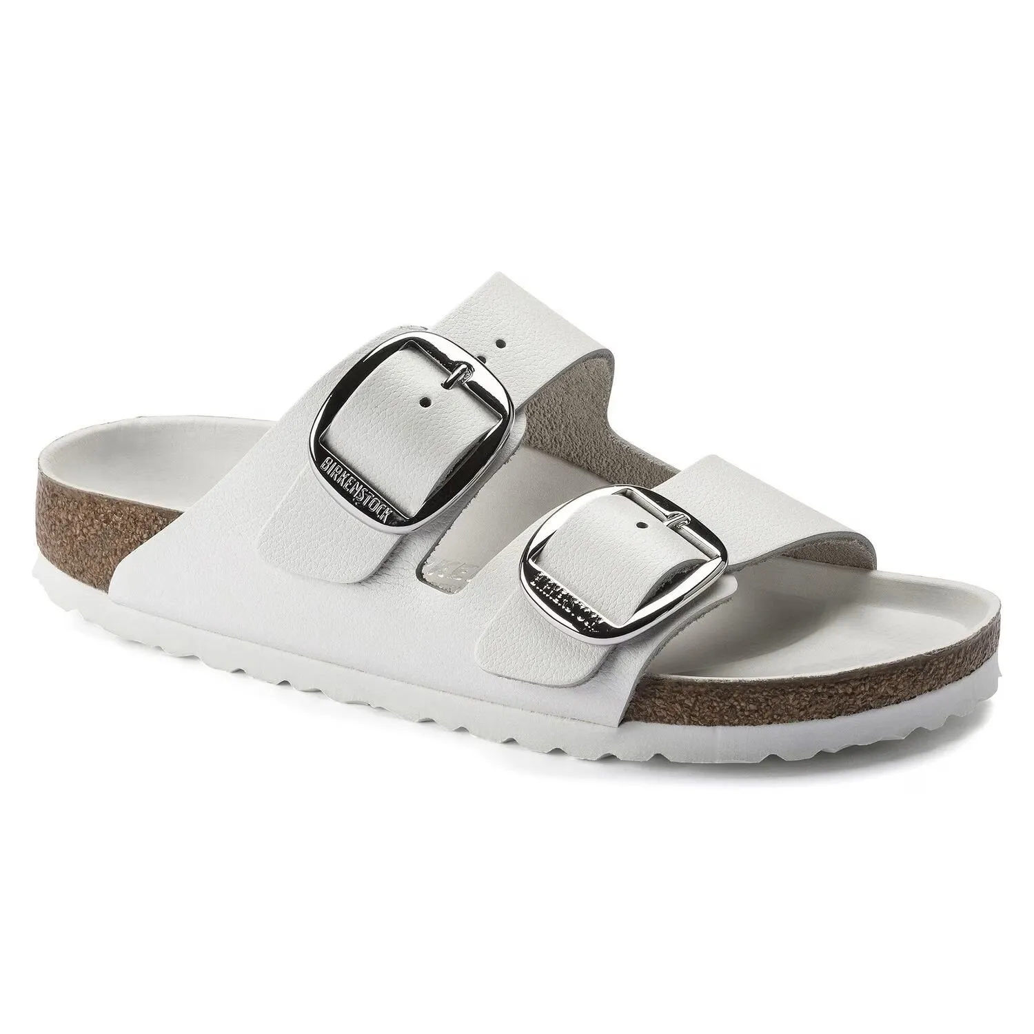 Birkenstock Arizona Big Buckle Leather Regular Wht