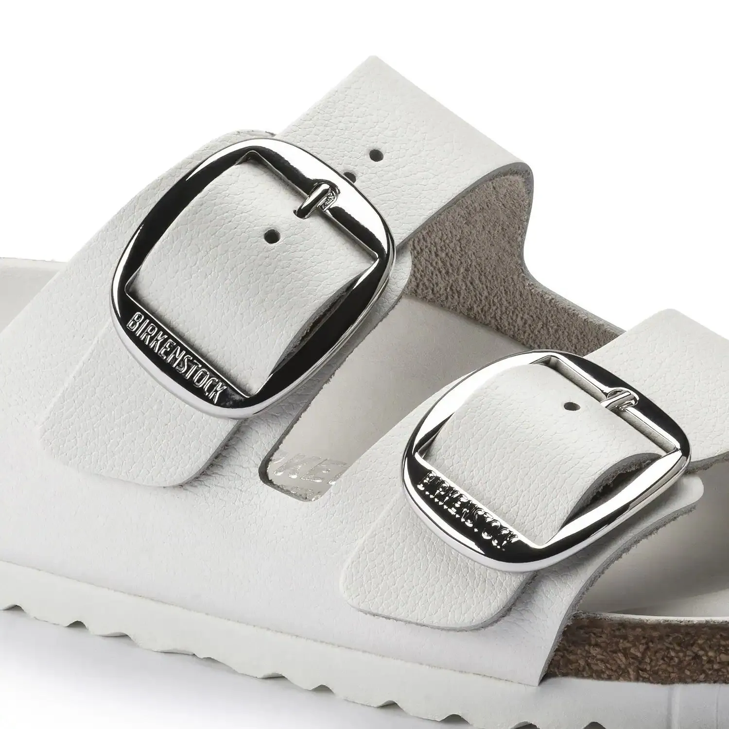 Birkenstock Arizona Big Buckle Leather Regular Wht