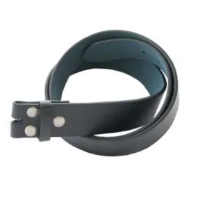 Black Imitation Leather Interchangeable Belt Strap. STRAP ONLY!