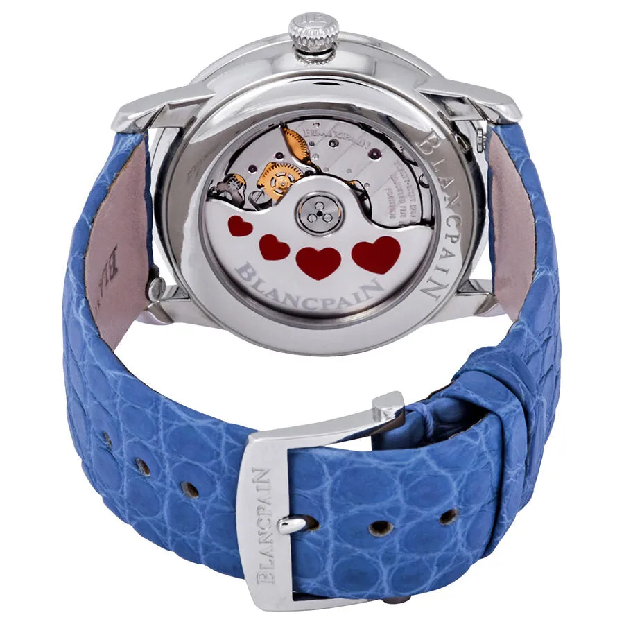Blancpain Saint Valentin Ultra Slim Automatic Mother of Pearl Diamond Dial Ladies Watch 3400-4554-58B