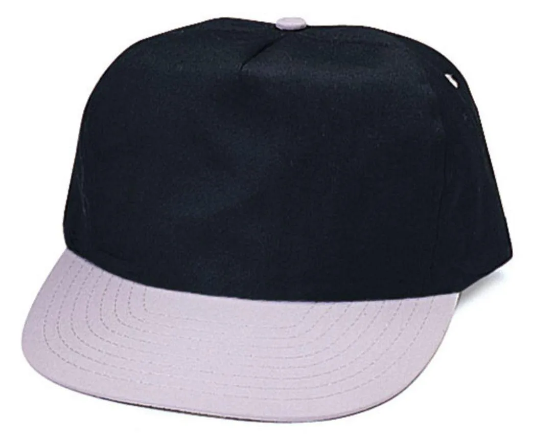Blank Two Tone 5 Panel Baseball Cotton Twill Snapback Hats Caps