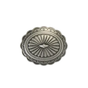 Blazin Roxx® Ladies Antique Silver Diamond Sunburst Oval Belt Buckle 37901