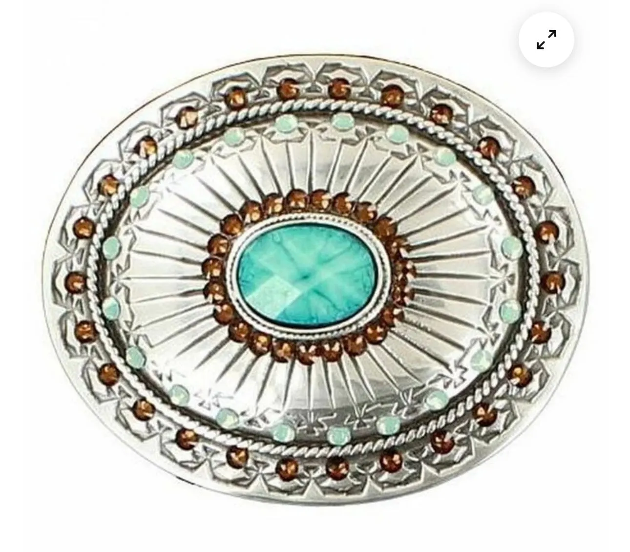 Blazin Roxx Oval Tribal Buckle