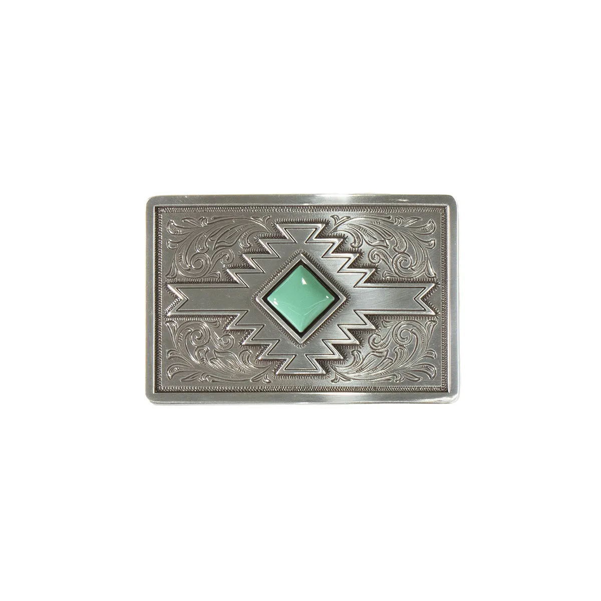 Blazin Roxx Rectangle Southwest Belt Buckle