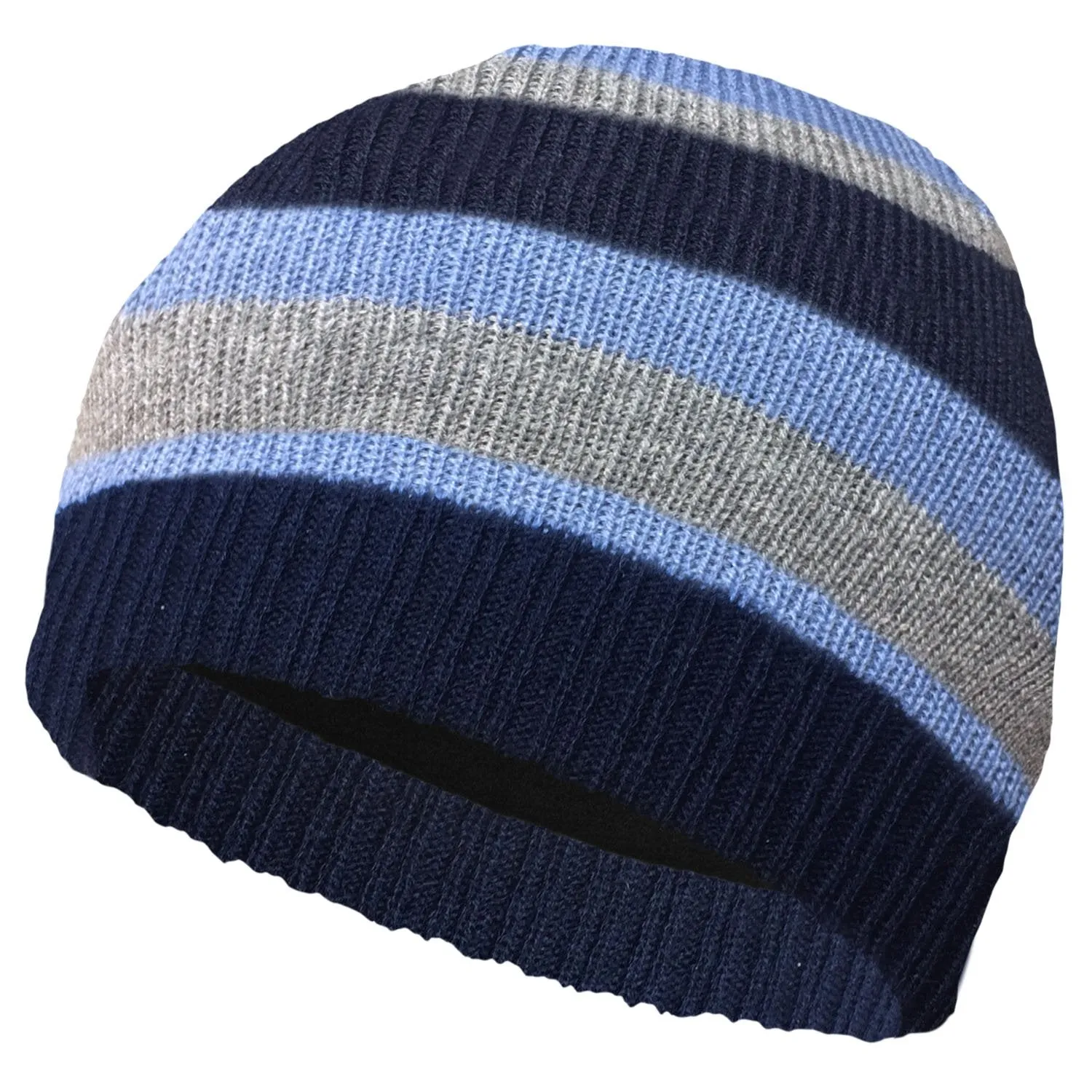Boys Thinsulate Striped Multi Colour Beanie
