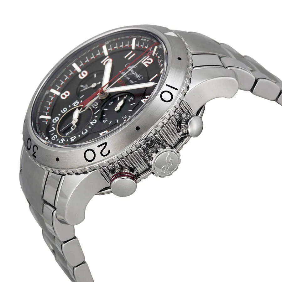 Breguet Chronograph XXII Black Dial Stainless Steel Men's Watch 3880ST/H2/SX0