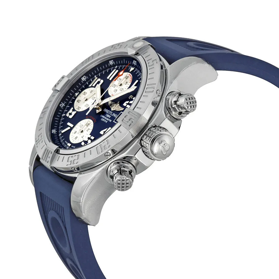 Breitling Avenger II Chronograph Automatic Blue Dial Blue Leather Men's Watch A1338111-C870BLOR A1338111-C870-211S-A20D.2