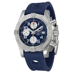 Breitling Avenger II Chronograph Automatic Blue Dial Blue Leather Men's Watch A1338111-C870BLOR A1338111-C870-211S-A20D.2