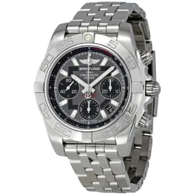 Breitling Chronomat 41 Chronograph Automatic Chronometer Grey Dial Men's Watch AB014012-F554-378A