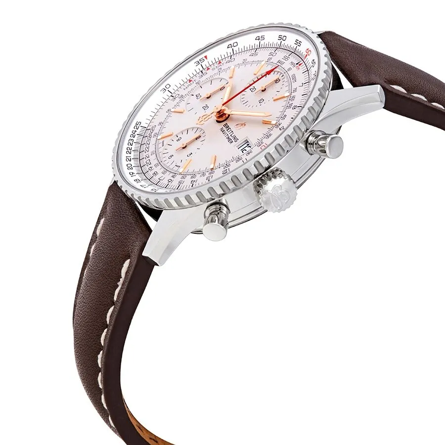 Breitling Navitimer 1 Chronograph Automatic Silver Dial Men's Watch A13324121G1X1