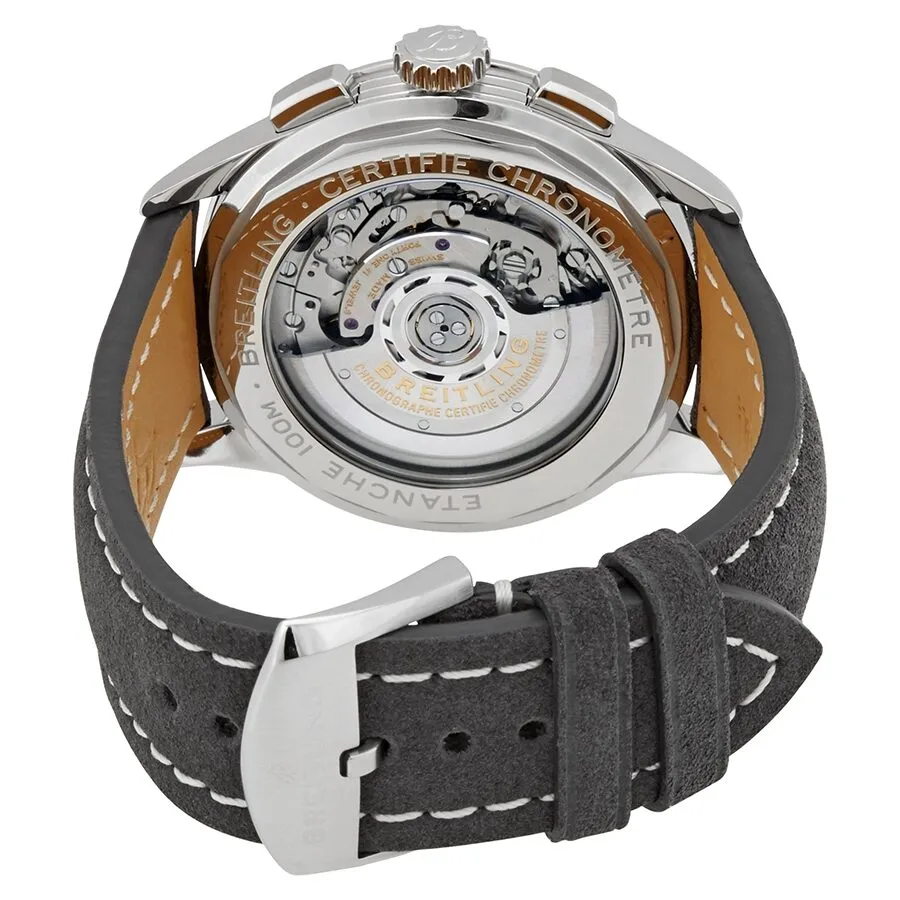 Breitling Premier B01 Chronograph Automatic Chronometer Blue Dial Men's Watch AB0118221C1X4