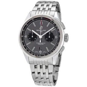 Breitling Premier B01 Chronograph Automatic Grey Dial Men's Watch AB0118221B1A1