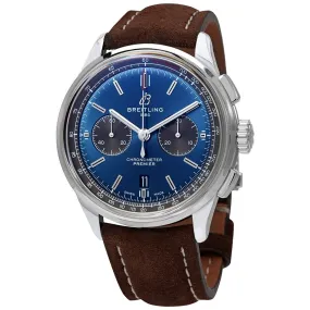 Breitling Premier Chronograph Automatic Blue Dial Men's Watch AB0118A61C1X1