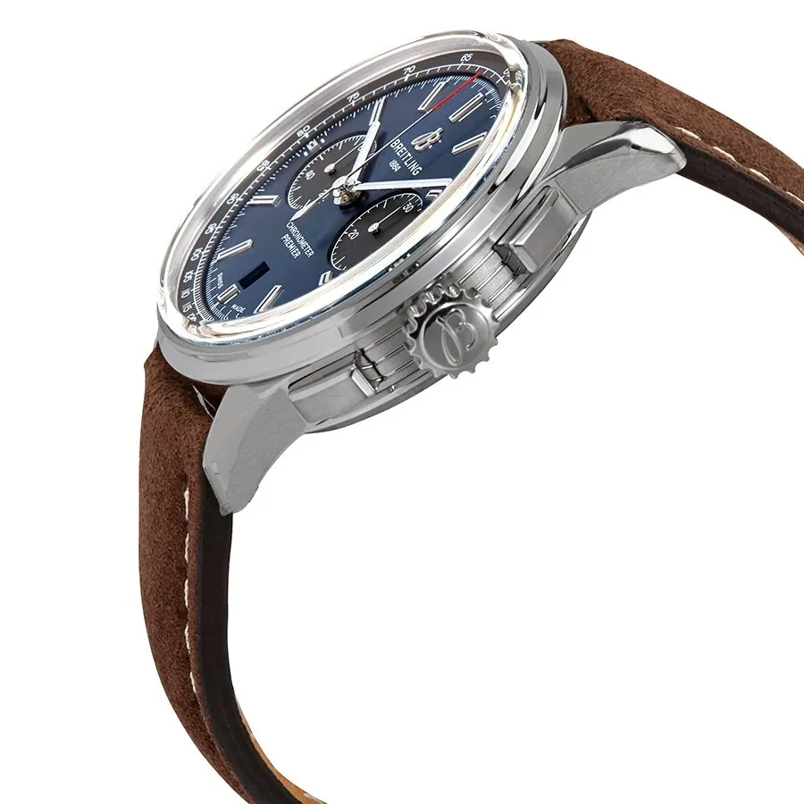 Breitling Premier Chronograph Automatic Blue Dial Men's Watch AB0118A61C1X1