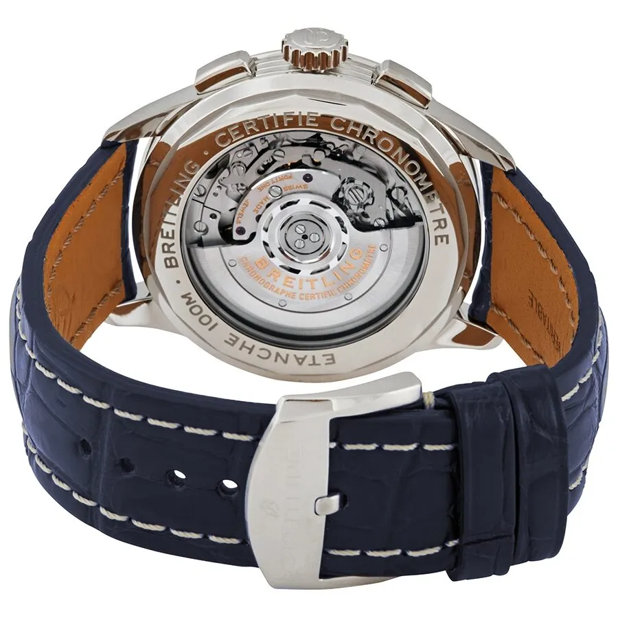 Breitling Premier Chronograph Automatic Chronometer Blue Dial Men's Watch AB0118A61C1P2