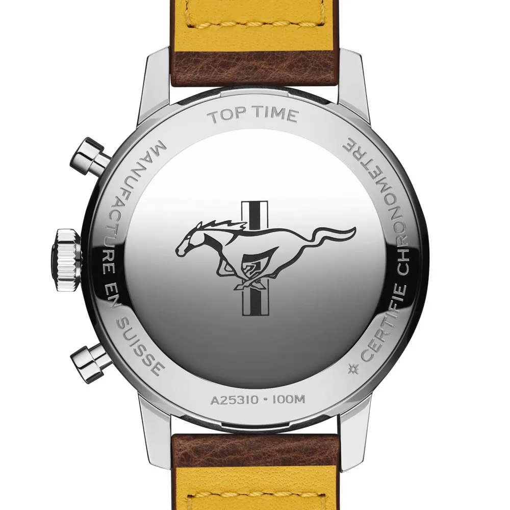 Breitling Top Time Ford Mustang 42mm Green Dial Automatic Chronograph Gents Watch A253101A1L1X1